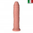 Cesare - Fallo Realistico Gigante Made in Italy con Ventosa 31,5 x 6,3 cm. Color Carne  - 4