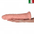 Cesare - Fallo Realistico Gigante Made in Italy con Ventosa 31,5 x 6,3 cm. Color Carne  - 1