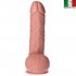 Attila Fallo Realistico Made in Italy con Testicoli e Ventosa 27,5 x 5,5 cm. Color Carne  - 3