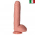 Bruto - Fallo Realistico Gigante Made in Italy con Testicoli e Ventosa 30 x 6 cm. Color Carne  - 2