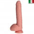 Spartaco - Fallo Ultra Realistico Gigante Made in Italy con Testicoli e Ventosa 32 x 7 cm. Color Carne  - 5