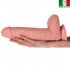 Spartaco - Fallo Ultra Realistico Gigante Made in Italy con Testicoli e Ventosa 32 x 7 cm. Color Carne  - 1