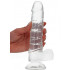 Dildo Realistico Real RAPTURE in Jelly 19,5 x 3,7 cm. Trasparente Flavour L - 3
