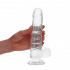 Dildo Realistico Real RAPTURE in Jelly 19,5 x 3,7 cm. Trasparente Flavour L - 4