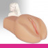 Masturbatore Vibrante con Vagina Penetrabile in Cyber-Skin Color Carne - 0