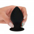 Cuneo Anale in Puro Silicone con Ventosa 8 X 4 cm. - 2