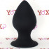 Cuneo Anale in Puro Silicone Nero XL 13,5 x 6,5 cm. - 4