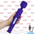 Vibratore Tipo Massaggiatore Ricaricabile Candy Pie Wand Viola 32 x 5,5 cm. - 0