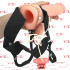 Vibratore Strap-on Realistico Real Rapture Cavo con Testicoli per Uomo o Donna 20 x 5 cm. - 0