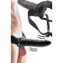 Vibratore Strap-on Realistico Real Rapture Cavo Nero per Uomo o Donna 20 X 5 cm. - 3