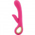 Vibratore Rabbit Rosa con Motore Doppio Ricaricabile USB in Silicone 18,8 x 3,2 cm. - 1