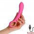 Vibratore Design Handy Line Grip Rosa 18,8 x 3,3 cm. - 1