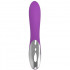 Vibratore Rabbit Viola Ondeggiante in Silicone 22 x 3,6 cm. - 3