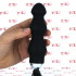 Cuneo Anale Progressivo in Puro Silicone con Frusta 15 X 4 cm. - 2