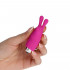 Mini Vibratore Stimola Clitoride in Puro Silicone 8,5 X 2,2 cm. - 0