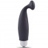 Mini Vibratore Ricurvo in Silicone Nero 11,5 X 2,8 cm. - 0