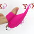 Mini Vibratore da Dito in Puro Silicone Rosa 10 cm. - 1