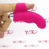 Mini Vibratore da Dito in Puro Silicone Rosa 9 cm. - 2