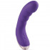 Vibratore in Puro Silicone Viola Ricaricabile USB 16 x 3,2 cm. - 1