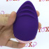 Conchiglia stimola clitoride in silicone viola ricaricabile USB 10,3 x 5,6 cm. - 2
