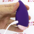 Conchiglia stimola clitoride in silicone viola ricaricabile USB 10,3 x 5,6 cm. - 4