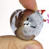 Cuneo Anale in Alluminio con Gemma a Forma di Cuore Tipo Diamante Bianco 6,1 x 2,7 cm. - 3