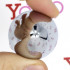 Cuneo Anale in Alluminio con Gemma a Forma di Cuore Tipo Diamante Rosa 8,2 x 3,4 cm. - 3
