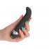 Vibratore Punto G Nero Con Diamante 15 x 2,7 cm. - 0