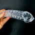 Guaina Fallica Solid Tip Trasparente + 7,5 cm. - 1