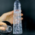 Guaina Fallica Battering Ram Trasparente + 7,5 cm. - 0