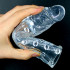 Guaina Fallica Battering Ram Trasparente + 7,5 cm. - 3