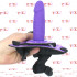 StrapOn con Cintura Regolabile e Fallo Viola da 10 x 3 cm. - 1