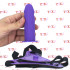 StrapOn con Cintura Regolabile e Fallo Viola da 10 x 3 cm. - 3