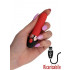 Mini Vibratore Bullet a Forma di Rossetto Ricaricabile con USB 10 x 2 cm. - 3