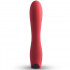 Vibratore in Puro Silicone Rosso Ricaricabile  USB 18 x 4 cm. - 3