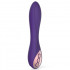 Vibratore in Puro Silicone Viola Ricaricabile USB 18,5 x 3,5 cm. - 1