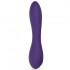 Vibratore in Puro Silicone Viola Ricaricabile USB 18,5 x 3,5 cm. - 2