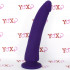 Fallo Realistico in Puro Silicone colore Viola 20 x 3,5 cm. - 5