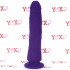 Fallo Realistico in Puro Silicone colore Viola 20 x 3,5 cm. - 4