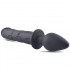 Fallo Realistico con Plug Anale in Silicone Nero 22 x 4 cm. - 3