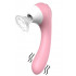 Succhia Clitoride con Impugnatura Vibrante in Puro Silicone Rosa 18,4 x 3,7 cm. - 3