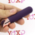 Mini Vibratore in silicone viola ricaricabile USB 9 x 1,8 cm. - 0
