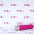 Vibratore in silicone rosa ricaricabile con USB 15,6 x 3,5 cm. - 4