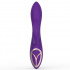 Vibratore rabbit impermeabile in silicone viola orchidea 20,2 x 4 cm. - 1