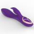 Vibratore rabbit impermeabile in silicone viola orchidea 20,2 x 4 cm. - 3
