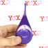 Stimolatore vibrante in silicone viola 12,6 x 4,9 cm. - 1