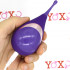 Stimolatore vibrante in silicone viola 12,6 x 4,9 cm. - 2