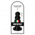 Fallo anale Made in Italy progressivo nero 15 x 6 cm. - 4