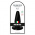 Cuneo Anale Made in Italy Nero con Ventosa 12 x 5 cm. - 3