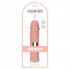 Fallo realistico Made in Italy color carne 18 x 4,5 cm. - 4